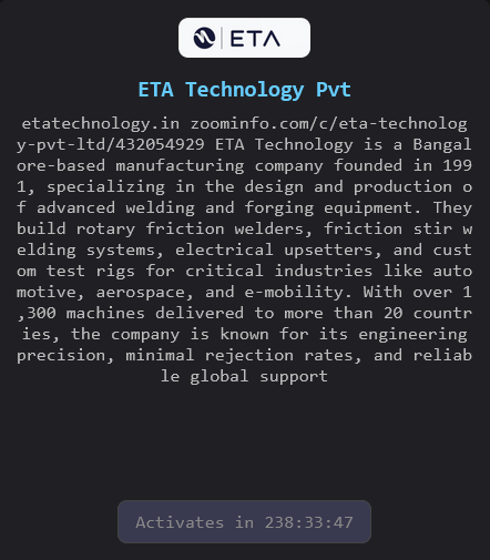 ETA Technology Pvt. Ltd. falls Victim to The Gentlemen Ransomware