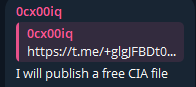 0cx00iq claims to target CIA