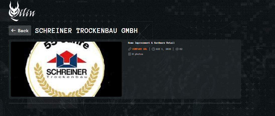 Schreiner Trockenbau GmbH Falls Victim to Qilin Ransomware