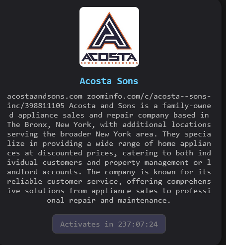 Acosta and Sons Falls Victim to TheGentlemen Ransomware