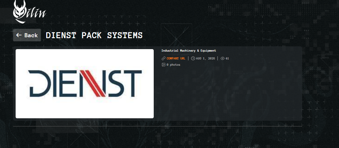 DIENST Pack Systems Falls Victim to Qilin Ransomware