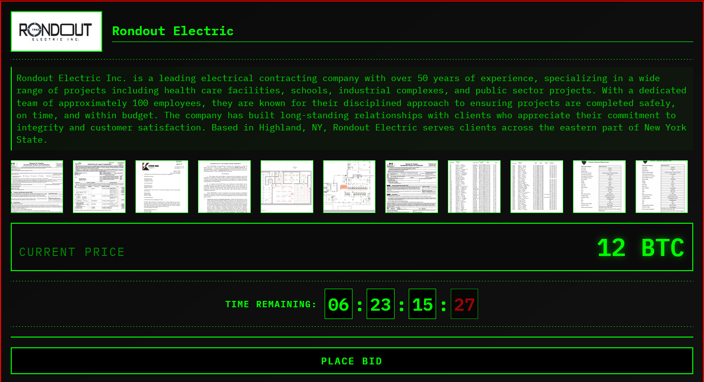 Alleged Data Breach of Rondout Electric Inc.