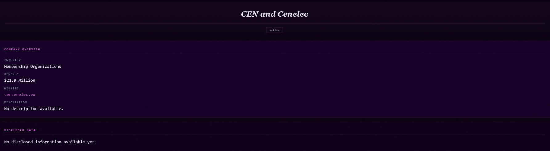 CEN and CENELEC falls victim to CoinbaseCartel Ransomware
