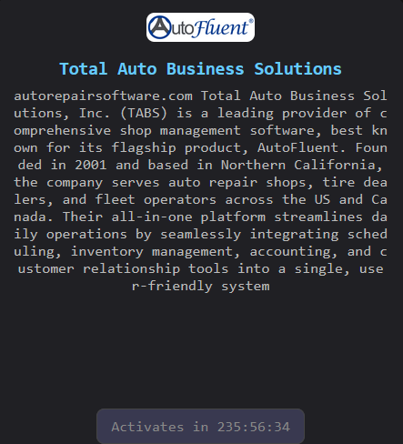 Total Auto Business Solutions, Inc. falls victim to The Gentlemen Ransomware