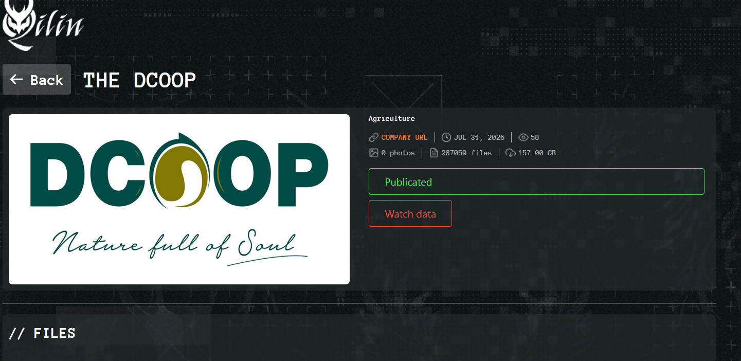 DCOOP Falls Victim to Qilin Ransomware