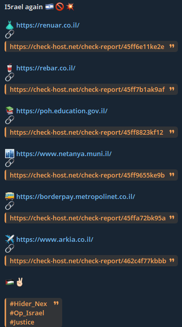 Hider_Nex targets the website of Arkia Israeli Airlines