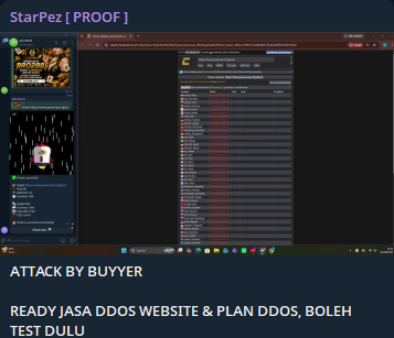 StarPez targets the website of POWERREP
