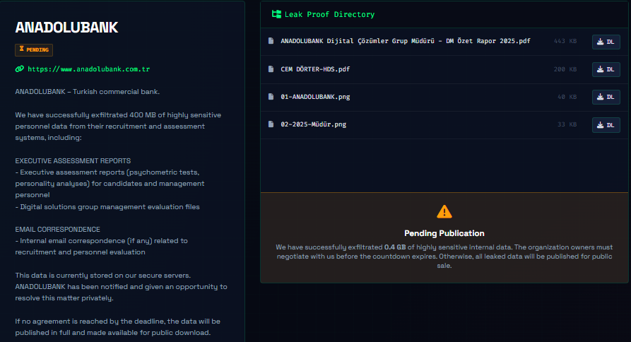 Anadolubank falls victim to CRPx0 Ransomware