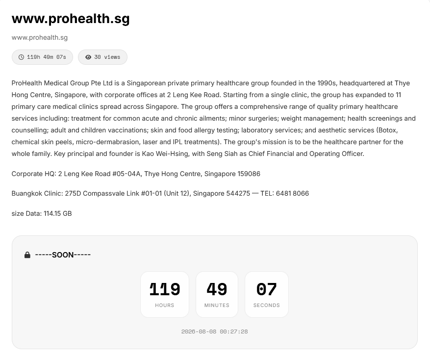 Prohealth Medical Group falls Victim to KRYBIT Ransomware