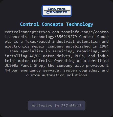 Control Concepts falls victim to The Gentlemen Ransomware