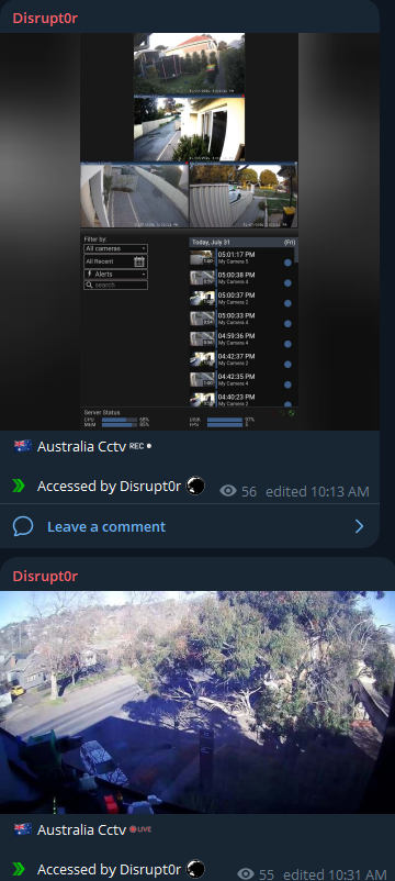Alleged Unauthorized Access to the CCTV System in Australia