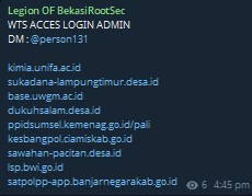 Alleged unauthorized Web Shell Access to LSP Badan Wakaf Indonesia