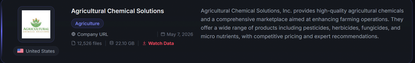 Agricultural Chemical Solutions, Inc. Falls Victim to Orova Ransomware