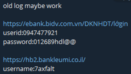 Alleged leak of login credentials to Bank Leumi