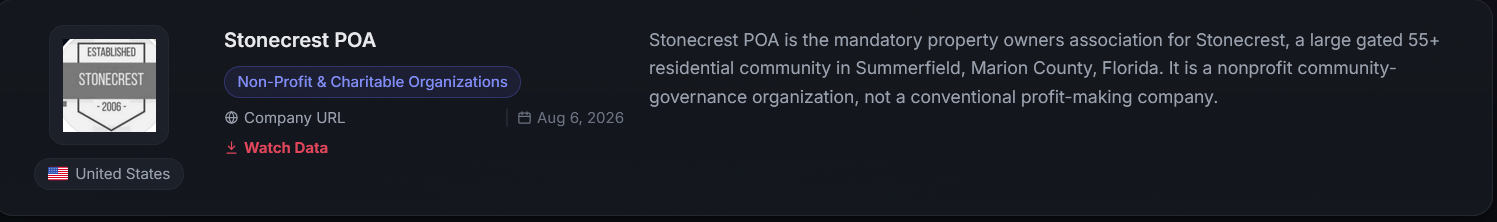 Stonecrest POA Falls Victim to Orova Ransomware