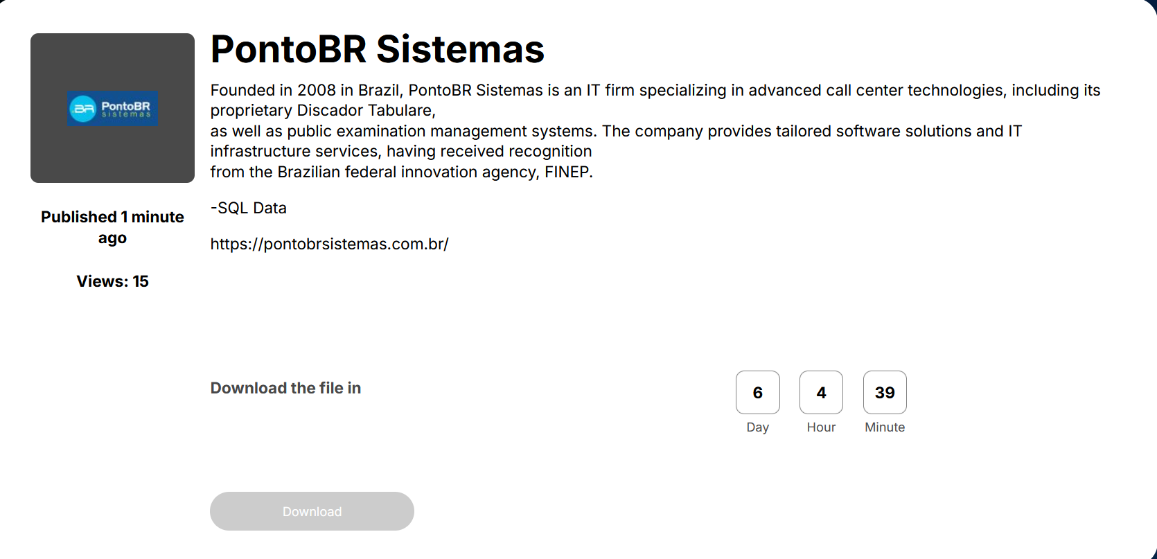 PontoBR Sistemas Falls Victim to Space Bears Ransomware