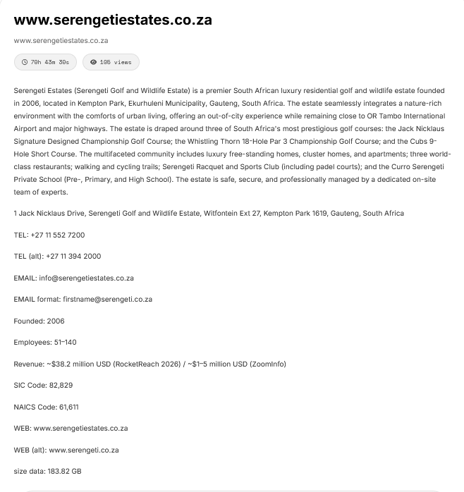 Serengeti Estates falls victim to KRYBIT Ransomware