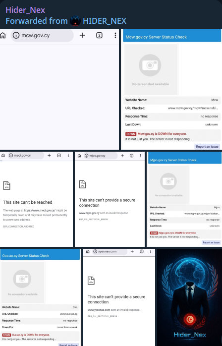 Hider_Nex targets the website of Ministry of Communications and Works