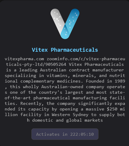 Vitex Pharmaceuticals falls victim to The Gentlemen Ransomware