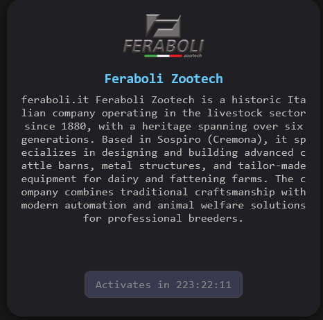 Feraboli Zootech S.r.l. Falls Victim to The Gentlemen Ransomware