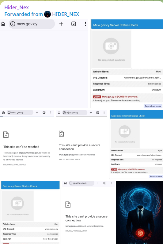 Hider_Nex targets the website of Statistical Service of Cyprus