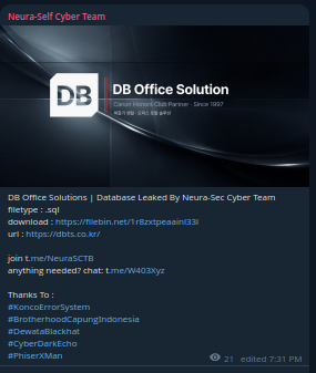 Alleged data breach of DB Group
