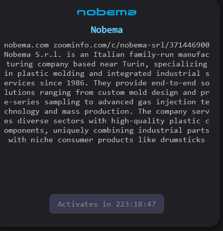 NOBEMA S.R.L. Falls Victim to The Gentlemen Ransomware