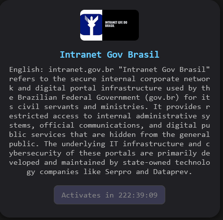 Intranet Gov Brasil Falls Victim to The Gentlemen Ransomware