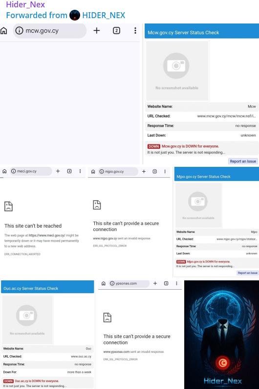 Hider_Nex targets the website of Open University of Cyprus (OUC)