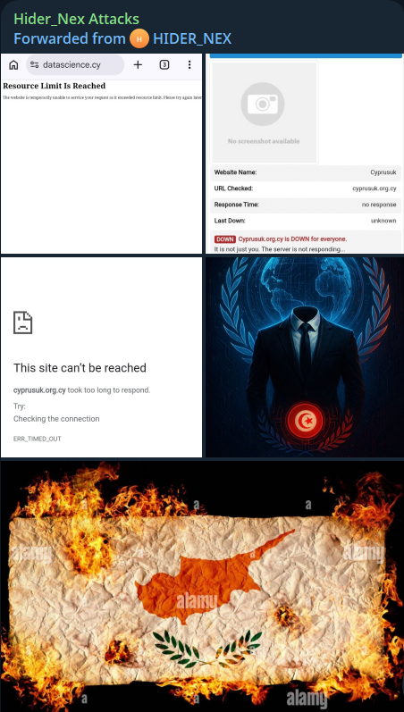 Hider_Nex targets the website of The MSc in Data Science