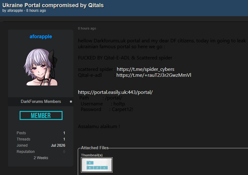 Alleged leak of login credentials to Easily Ltd
