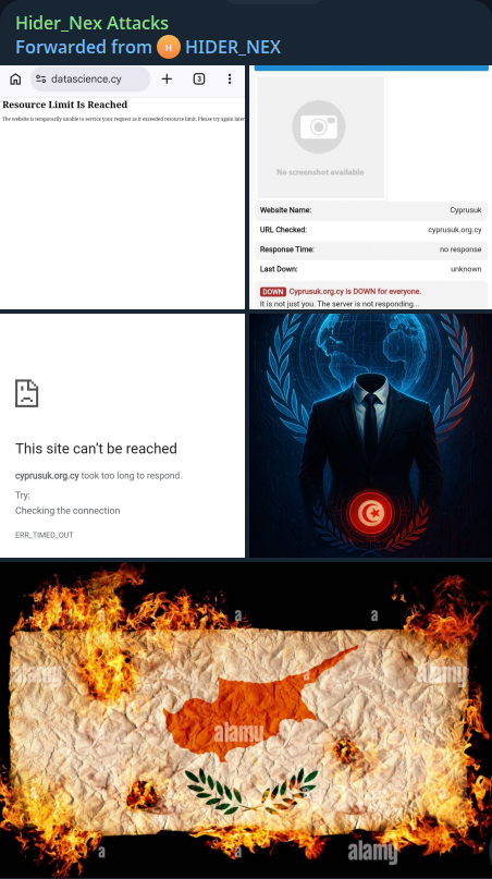 Hider_Nex targets the website of Electricity Authority of Cyprus