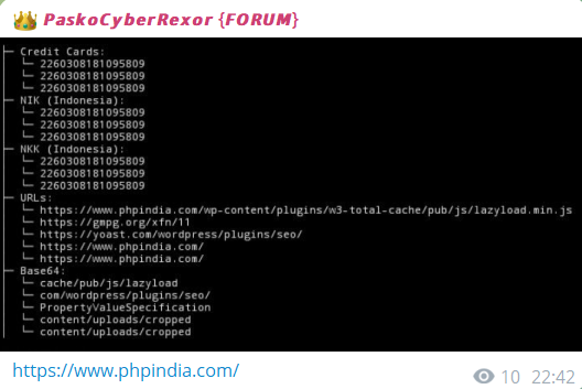 Alleged leak of PHPIndia