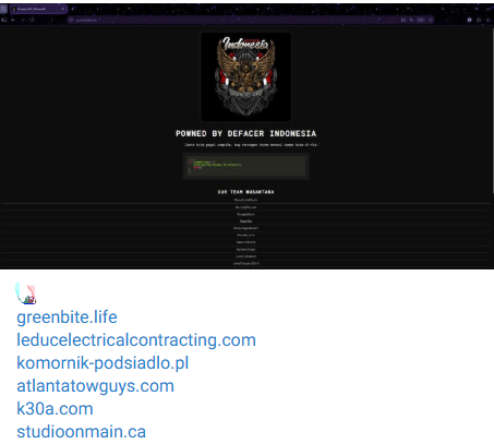 Defacer Indonesia targets the website of Atlanta Tow Guys