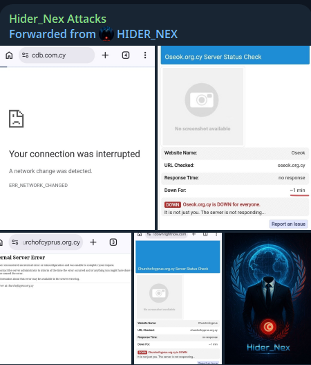 Hider_Nex targets the website of Ancoria Bank