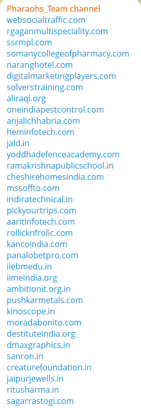 Alleged Leak of Unauthorized Access to multiple organizations in India