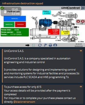 Alleged unauthorized access to UnControl S.A.S.