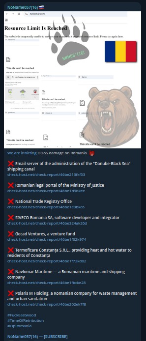 NoName targets the website of National Trade Registry Office