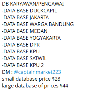 Alleged sale of Medan employee database