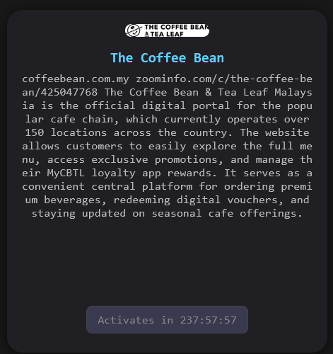 The coffee bean falls victim to The Gentlemen Ransomware
