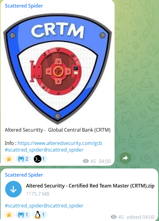 Alleged data leak of Altered Security