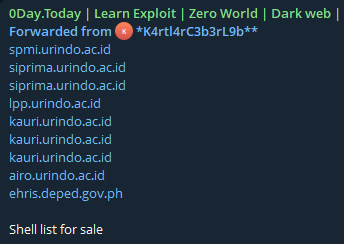 Alleged sale of unauthorized webshell access to DepEd eHRIS