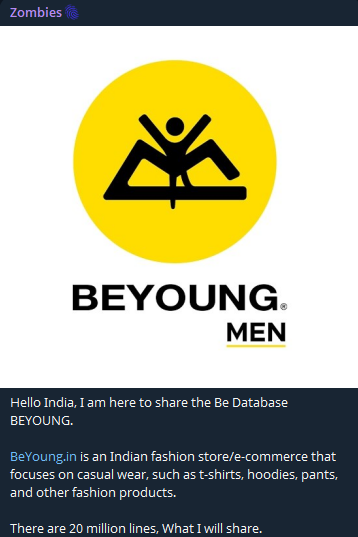 Alleged data breach of BEYOUNG