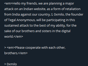 For Close System – F.C.S claims to target India