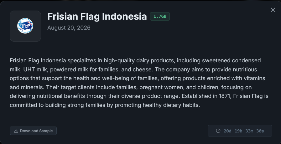 PT Frisian Flag Indonesia Falls Victim to PANZER Ransomware