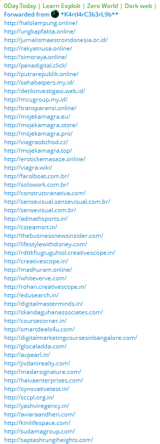 Alleged sale of unauthorized webshell access to Viagra Obchod