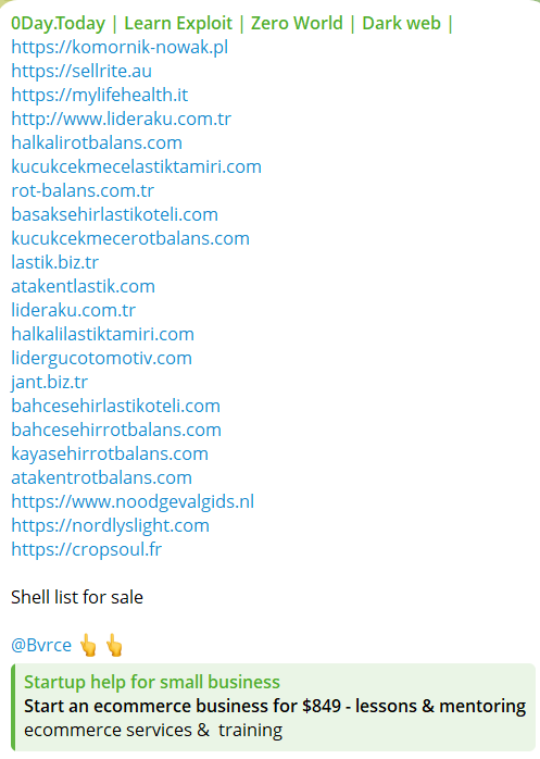Alleged sale of unauthorized webshell access to Lider Akü