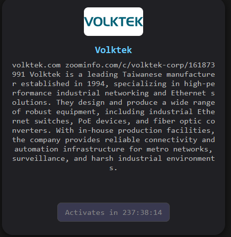Volktek Corporation Falls Victim to The Gentlemen Ransomware