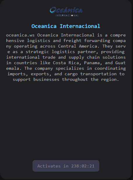 Oceánica Internacional Falls Victim to The Gentlemen Ransomware