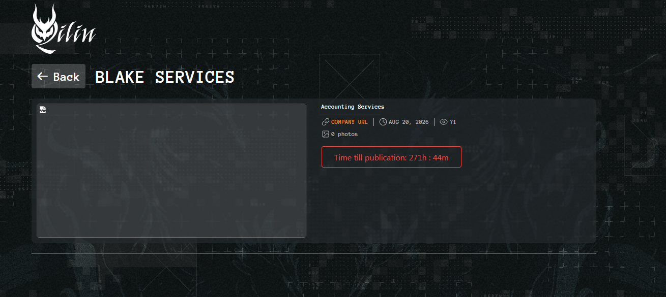 Blake Services, Inc. Falls Victim to Qilin Ransomware
